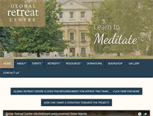 Tablet Screenshot of globalretreatcentre.org